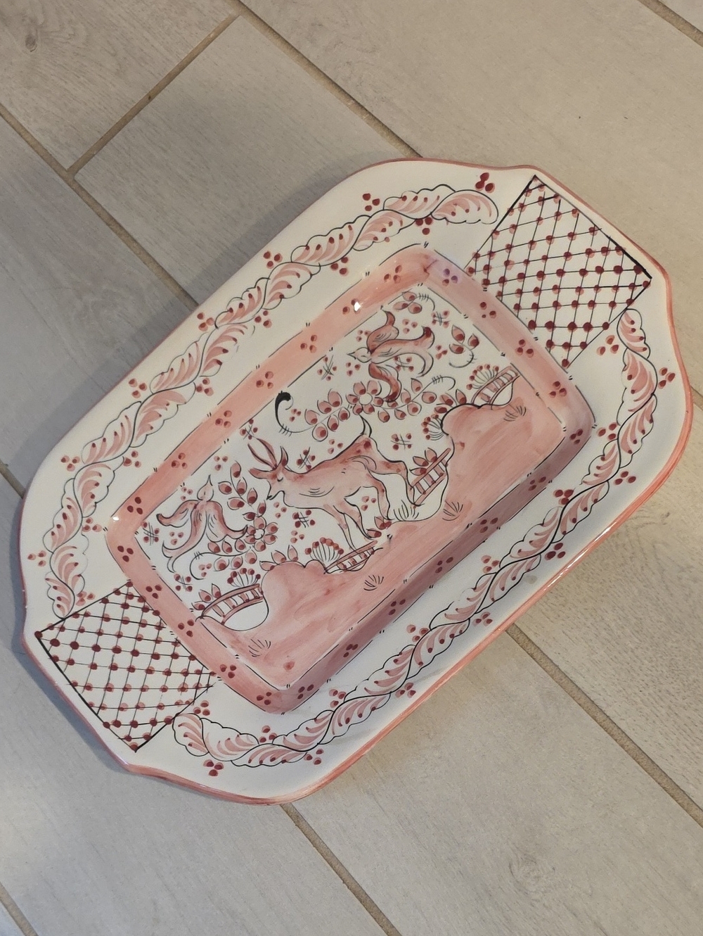 Vintage Portugies Plate / Wall Devor